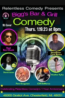 ONE YEAR ANNIVERSARY SHOWCASE FOR RELENTLESS COMEDY - comedy show