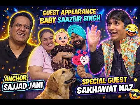 HAZIR JANAAB~Ajj Da Reaction Boht Khaas Hai~Sadde Puttar 'SAAZBIR' 💖 Di 1st Public Appearance💖💖