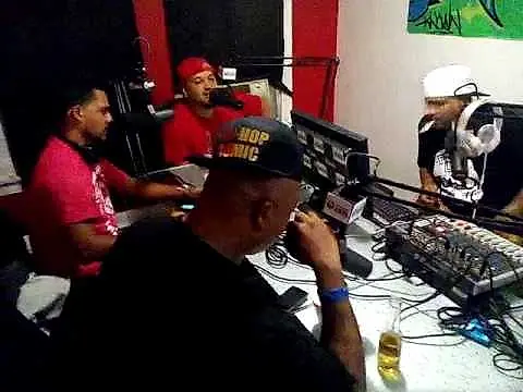 Hiphop comic working radio personality