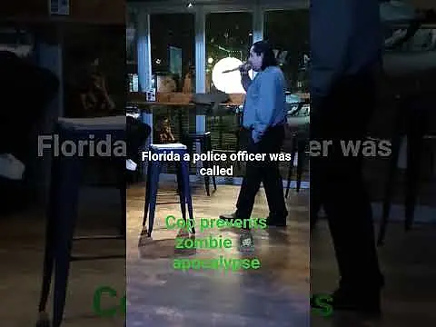 cops prevents zombie 🧟‍♂️ apocalypse #standupcomedy #comedy #jokes #cops #zombie #zombieapocalypse