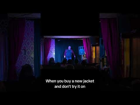 when you go on stage without trying on the coat #soloperformance #liveonstage #touringshow