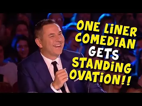 Alf performing on Britain's Got Talent in 2018