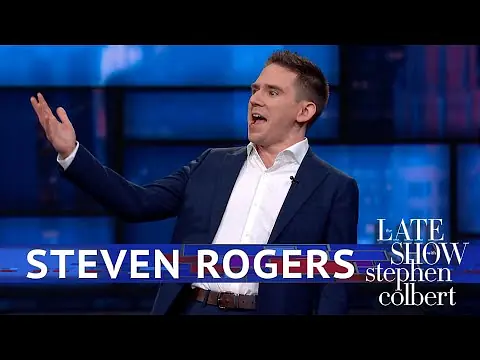 Steven Rogers on the Late Show with Stephen Colbert