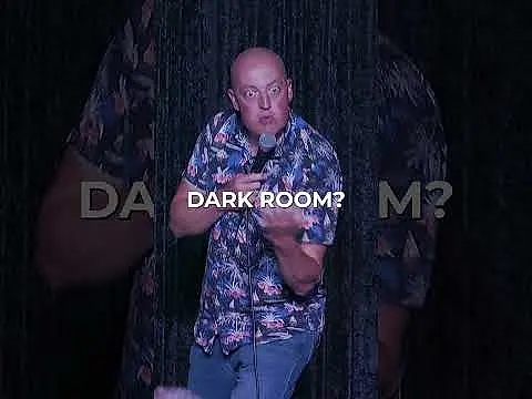 HIS FIRST TIME ... IN THE 'DARK ROOM'! 😂