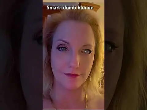Dumb blonde issues read description #BonnieJeansmart,dumbblonde