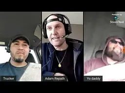 Guest on truckers trucking in trucks