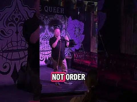 When there are McDonalds workers in the audience… #standupcomedy #crowdwork #fastfood #mcdonalds